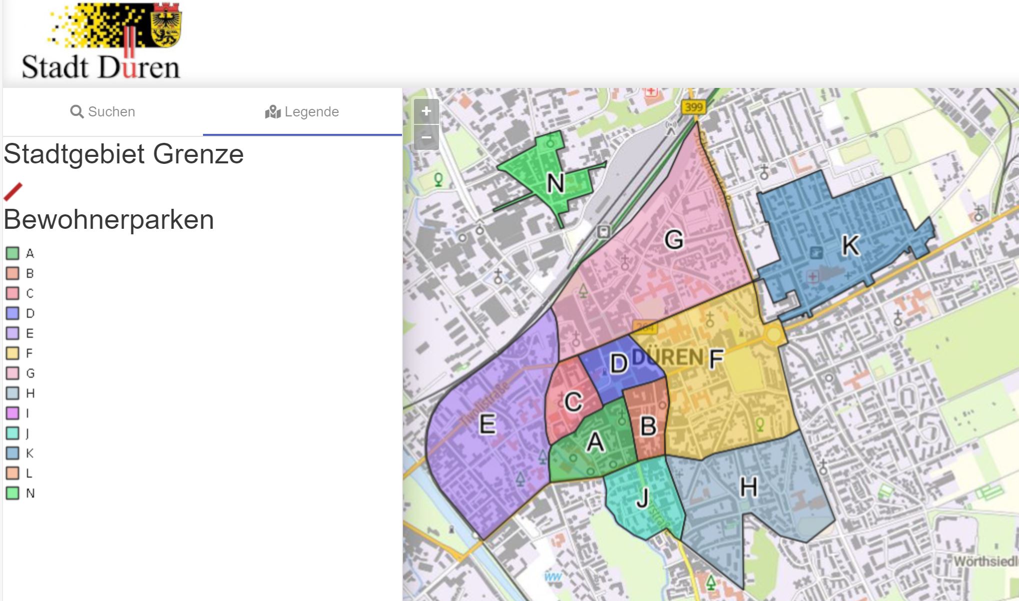 Bewohnerparkausweis - Bürgerportal der Stadt Düren